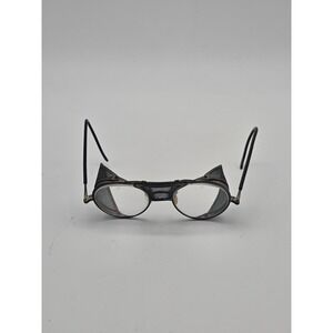 Antique American Optical Square Mesh Goggles Sunglasses Vtg AO Safety Glasses